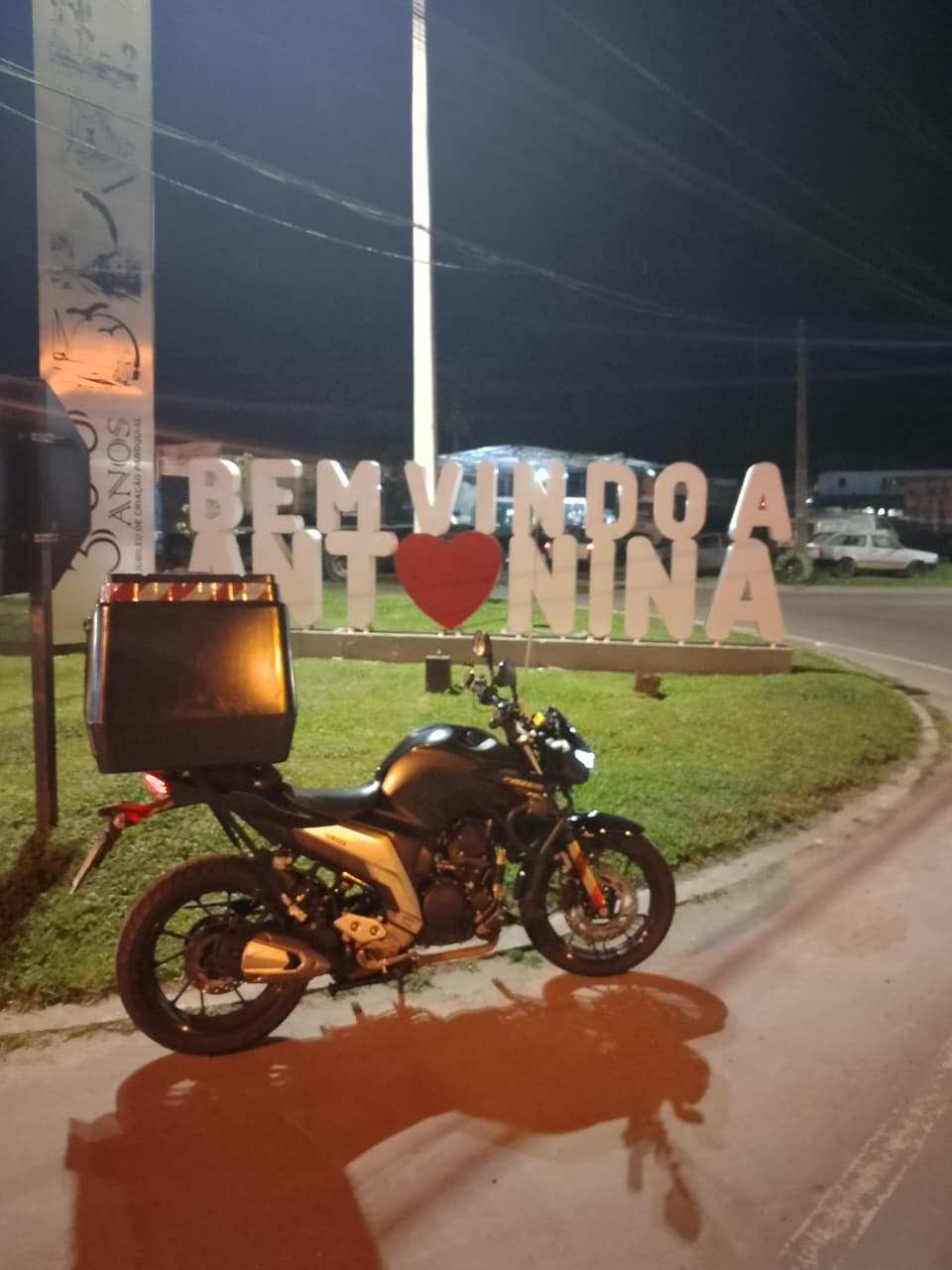 Moto Delta Transportes em viagem para Antonina